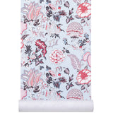 Audrey Sky & Coral Wallpaper Sample