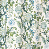 Audrey Blu & Leaf Fabric Sample