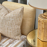 Raffia Quadri Natural Sample