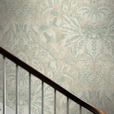 Damaskus Grand Persian Blue Wallpaper Sample