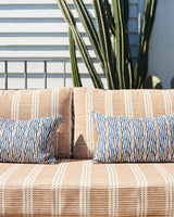 Dash Dot Rattan Fabric Sample