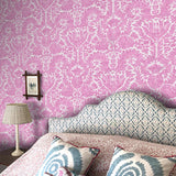 Pomegranate Standard Persian Pink Wallpaper Sample