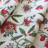 Amalita Floral White Fabric Sample