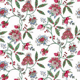 Amalita Floral White Wallpaper Sample