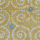 Anushka Mustard Yellow Embroidered Fabric Sample