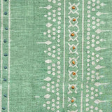 Bela Stripe Pastel Green Embroidered Fabric Sample
