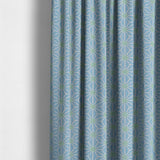 Bohemian Star Ice Blue Fabric Sample