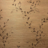 Camille Grasscloth Saddle Wallpaper Sample