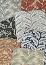 Cassis Grasscloth Marina Wallpaper Sample