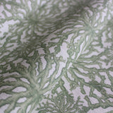 Coral Haze Sage Green Fabric Sample