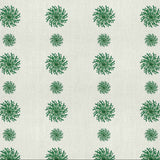 Coral String Emerald Green Fabric Sample