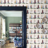 Costumes Cream Wallpaper Sample