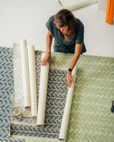 Cassis Celadon Fabric Sample