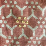 Kali Pink Blush Embroidered Fabric Sample