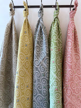 Anushka Light Green Embroidered Fabric Sample