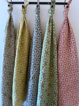 Kali Light Green Embroidered Fabric Sample