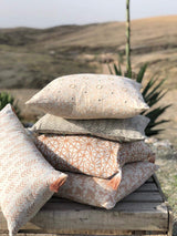 Taraka Dusty Pink Embroidered Fabric Sample