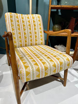 Una Gold Embroidered Fabric Sample