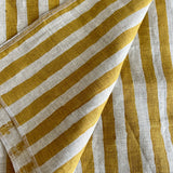 Ida Stripe Gold Fabric Sample