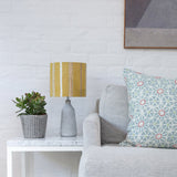 Taraka Slate Blue Embroidered Fabric Sample