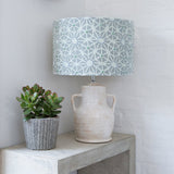 Taraka Ash Grey Embroidered Fabric Sample