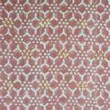 Kali Pink Blush Embroidered Fabric Sample
