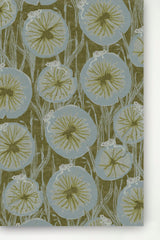 Billie Fern Green Wallpaper Sample