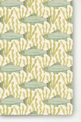 Brooks Seafoam Wallpaper Sample