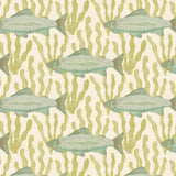 Brooks Seafoam Wallpaper Sample