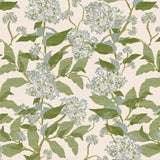 Grier Blue Hydrangea Wallpaper Sample