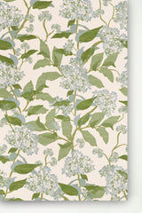 Grier Blue Hydrangea Wallpaper Sample