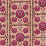 Paris Suzani Clay Pink Wallpaper Sample