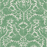 Pomegranate Grand Grasscloth Granada Green Wallpaper Sample