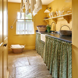 Aztec Geo Green Performance Fabric Sample