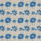 Indigo Block Fabric Sample