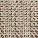 Indigo Block Tobacco Fabric Sample