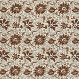 Indigo Block Tobacco Fabric Sample