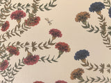 Sielalla Campanula Blue and Sand Wallpaper Sample