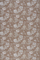 Indiennes Monochrome Brown Wallpaper Sample
