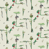 Brink Tomato Wasbi Wallpaper Sample