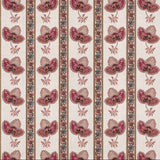 Serafina Stripe Birch White Fabric Sample