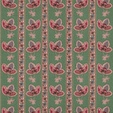 Serafina Stripe Orchard Green Fabric Sample
