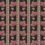 Serafina Stripe Onyx Black Wallpaper Sample