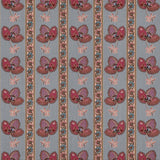 Serafina Stripe Twilight Blue Fabric Sample