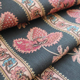 Serafina Stripe Onyx Black Fabric Sample