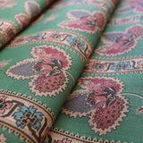 Serafina Stripe Orchard Green Fabric Sample