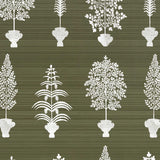Spirit Palm Khaki Wallpaper Sample