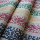 Talka Stripe Multi Coloured Fabric Sample