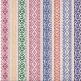 Talka Stripe Multi Coloured Fabric Sample