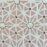Taraka Dusty Pink Embroidered Fabric Sample